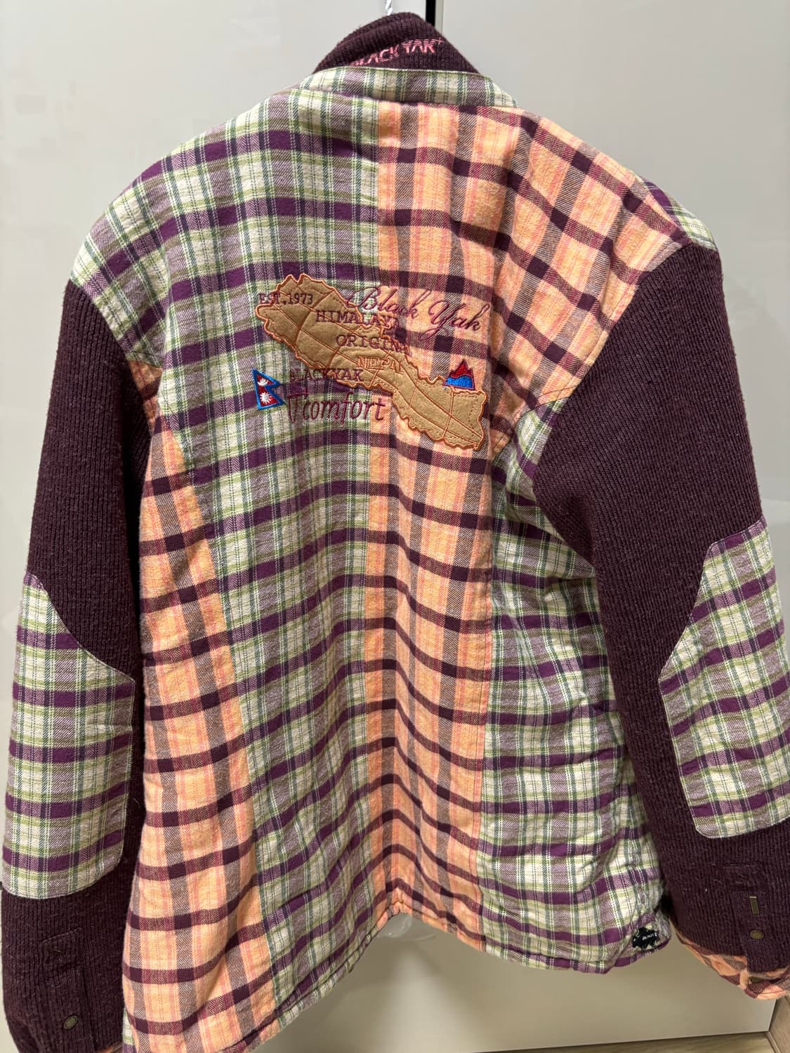 빈티지 체크 집업 자켓 상품이미지7