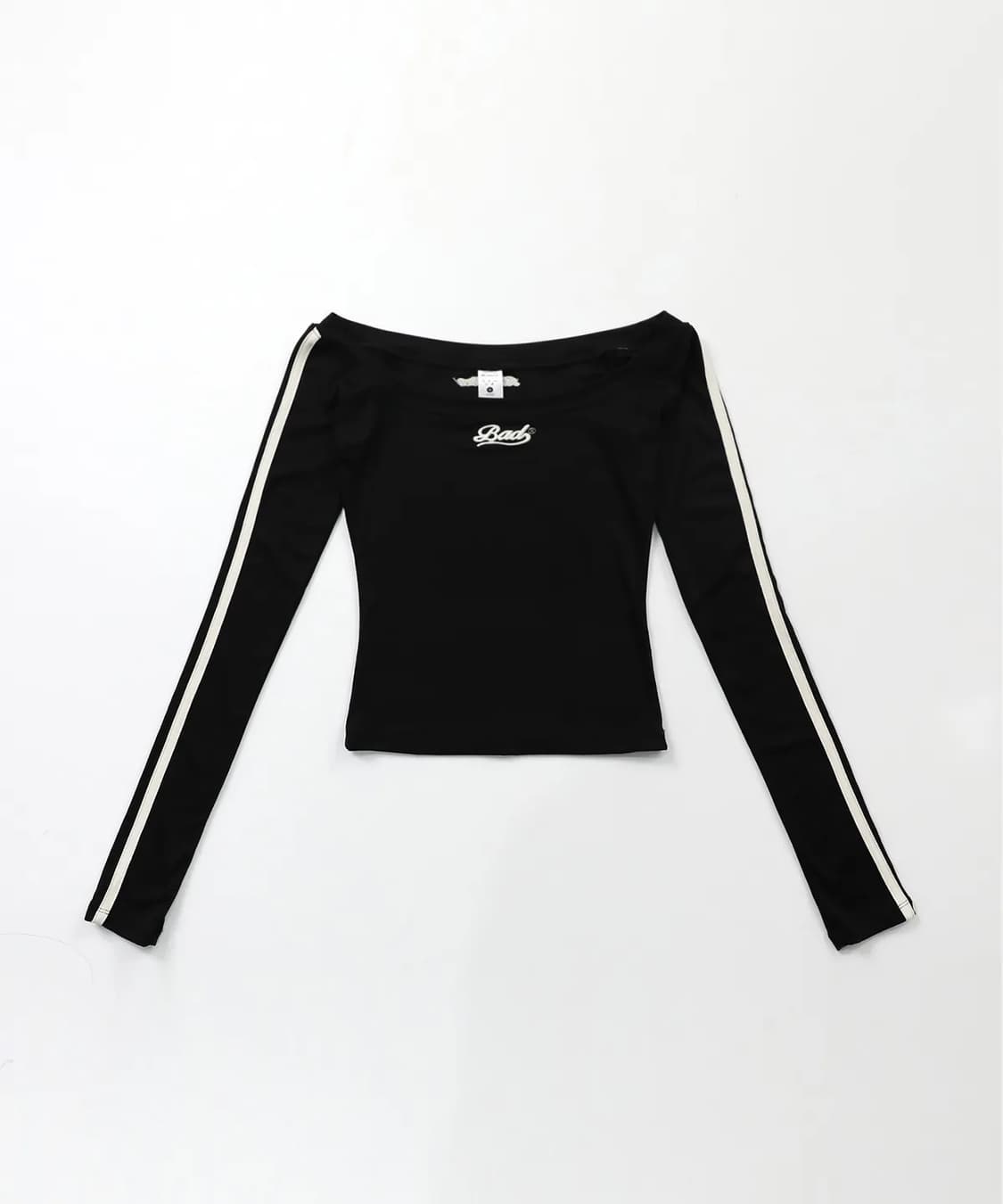 단종,유일매물) 배드블러드 바바라 셋업 블랙 (오프숄더 탑, 붓컷 팬츠) 상품이미지2