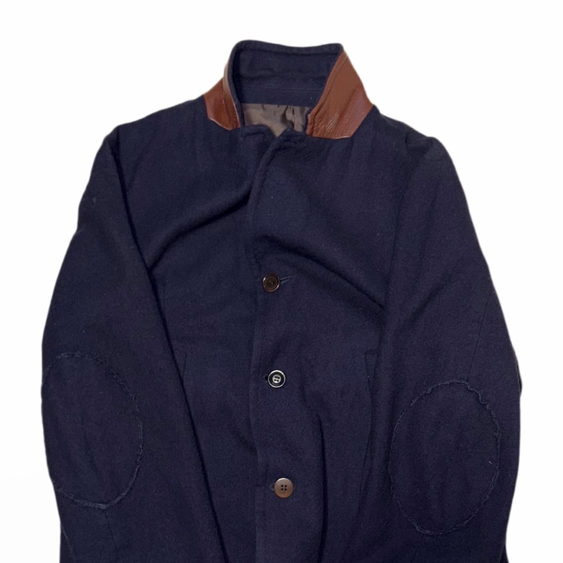 AW16 UNDERCOVER Shrink Wool Long Jacket 상품이미지2