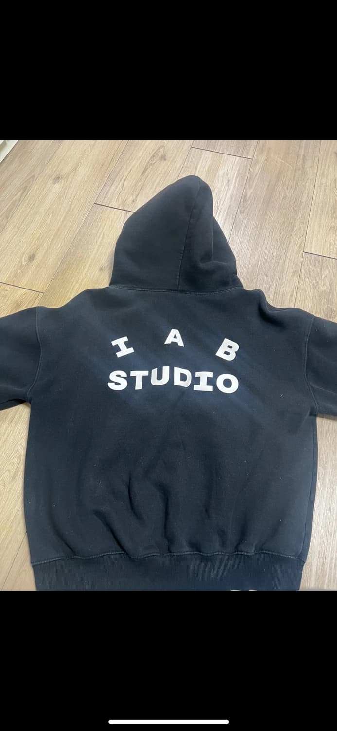 아이앱 스튜디오 후드티 블랙 M 상품이미지3