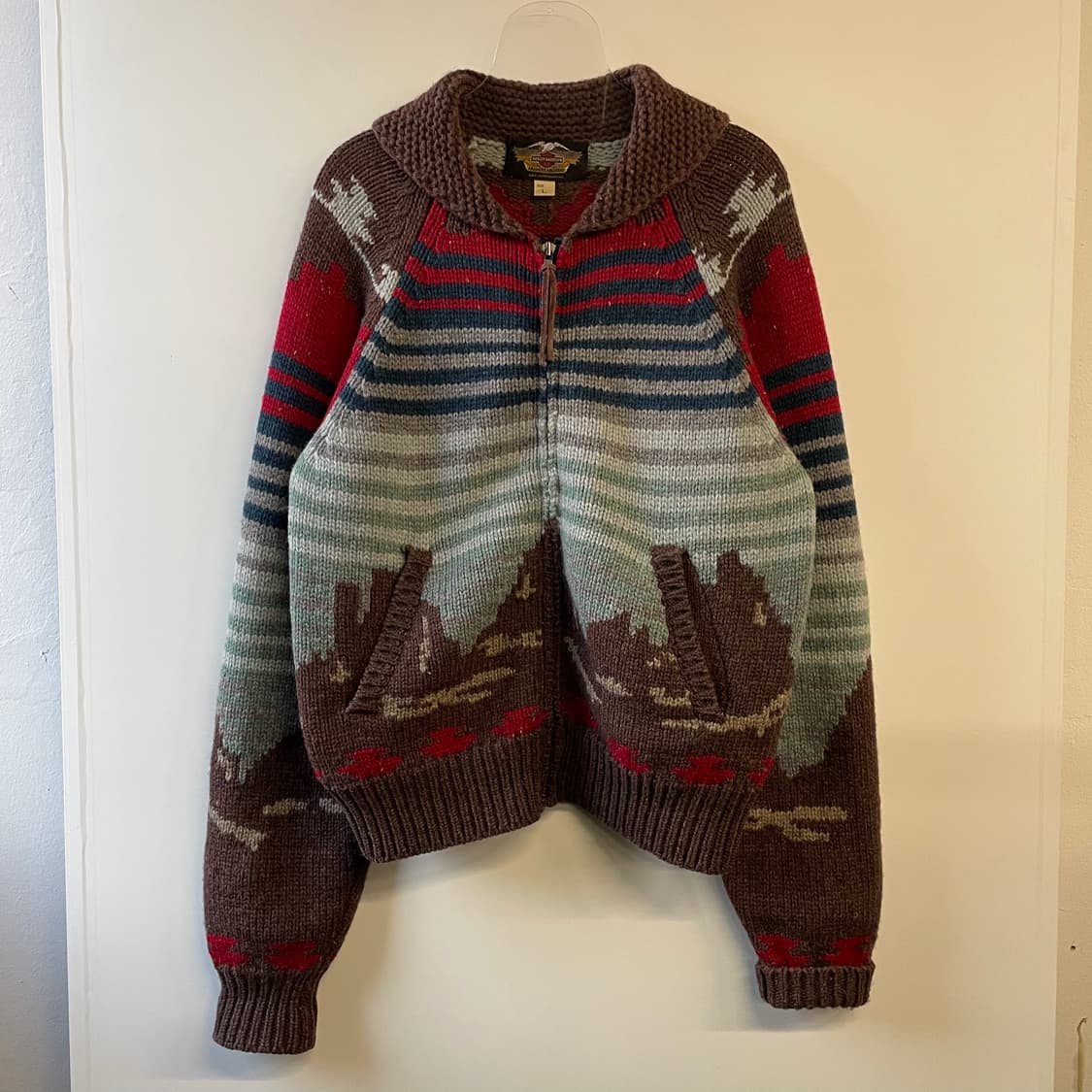 90s 할리데이비슨 울 코위찬 상품이미지2