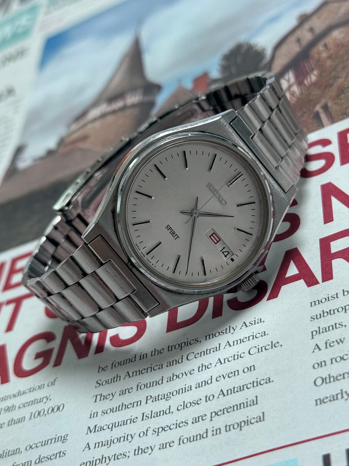 Seiko 세이코 쿼츠 SPRIT 스노우 플레이크 Day-Date 199 상품이미지4