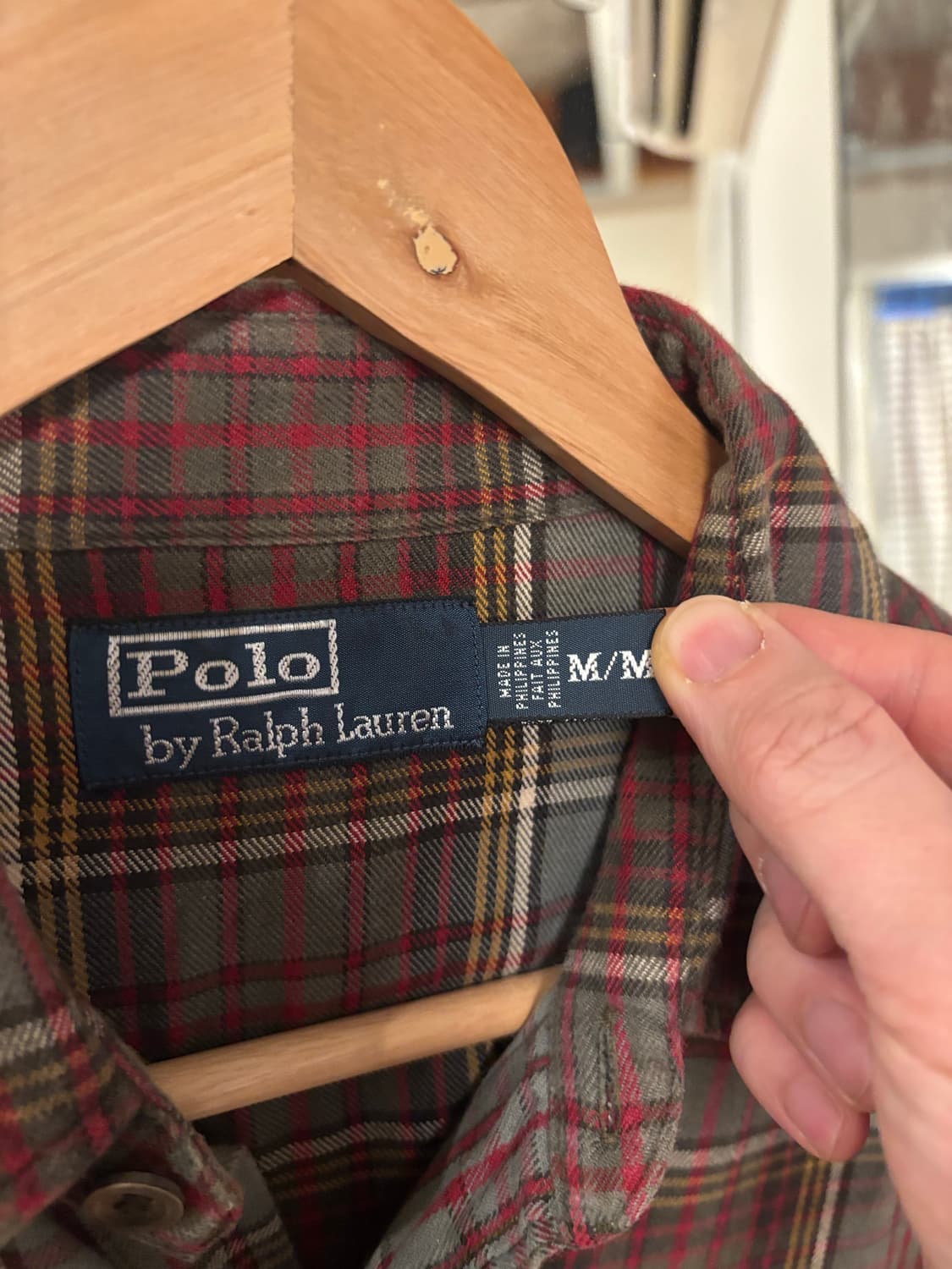 폴로 랄프로렌 체크 셔츠 남방 상품이미지3