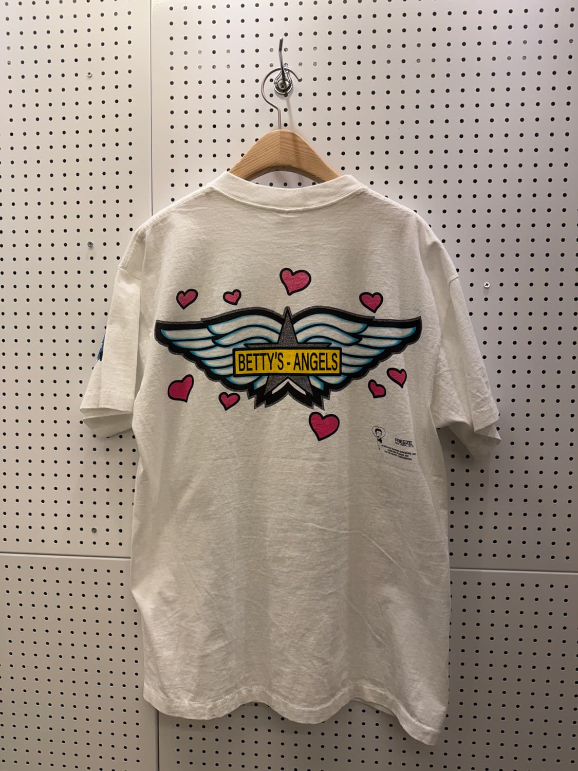 프리즈 베티붑 바이커 그래픽 빈티지 반팔 티셔츠 U409 상품이미지3