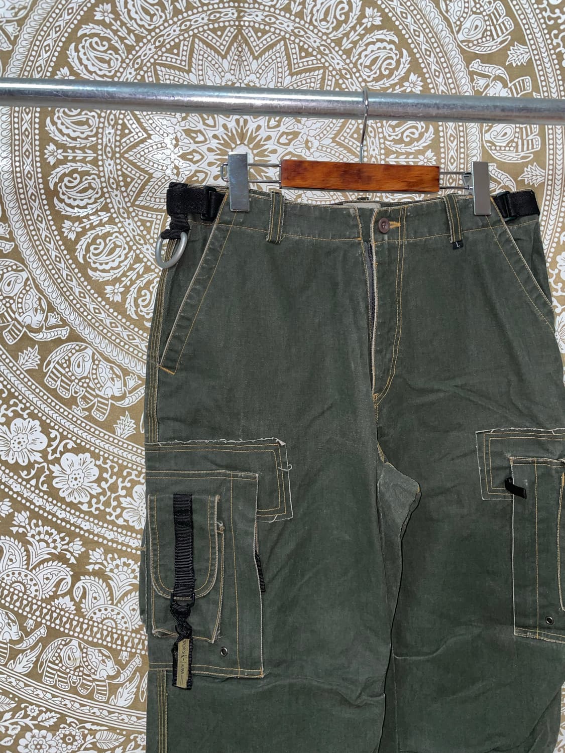 Sports k-i jeans 빈티지 포켓 디테일 카고팬츠  상품이미지5