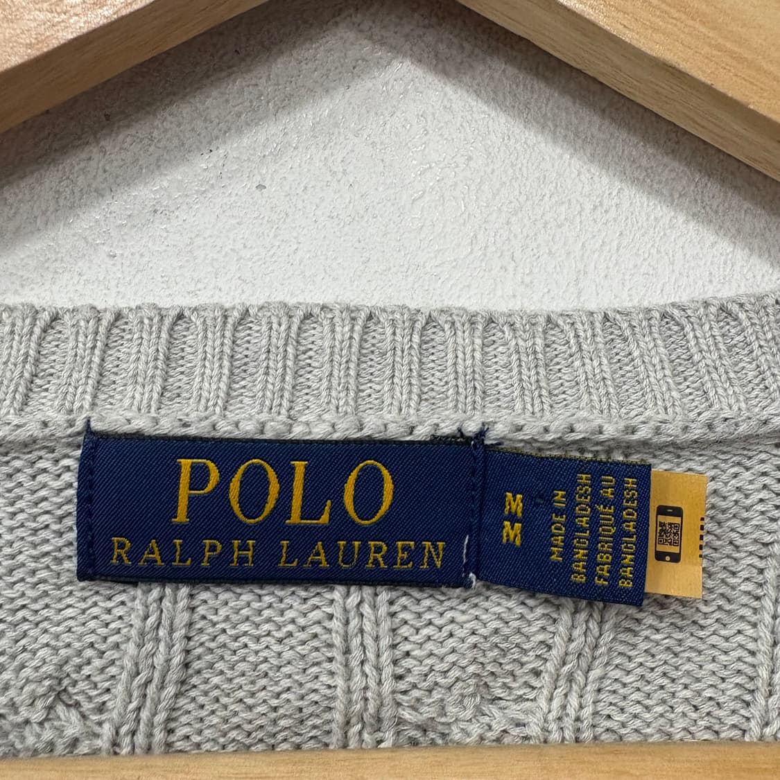 폴로랄프로렌 브이넥 꽈배기 니트 상품이미지3