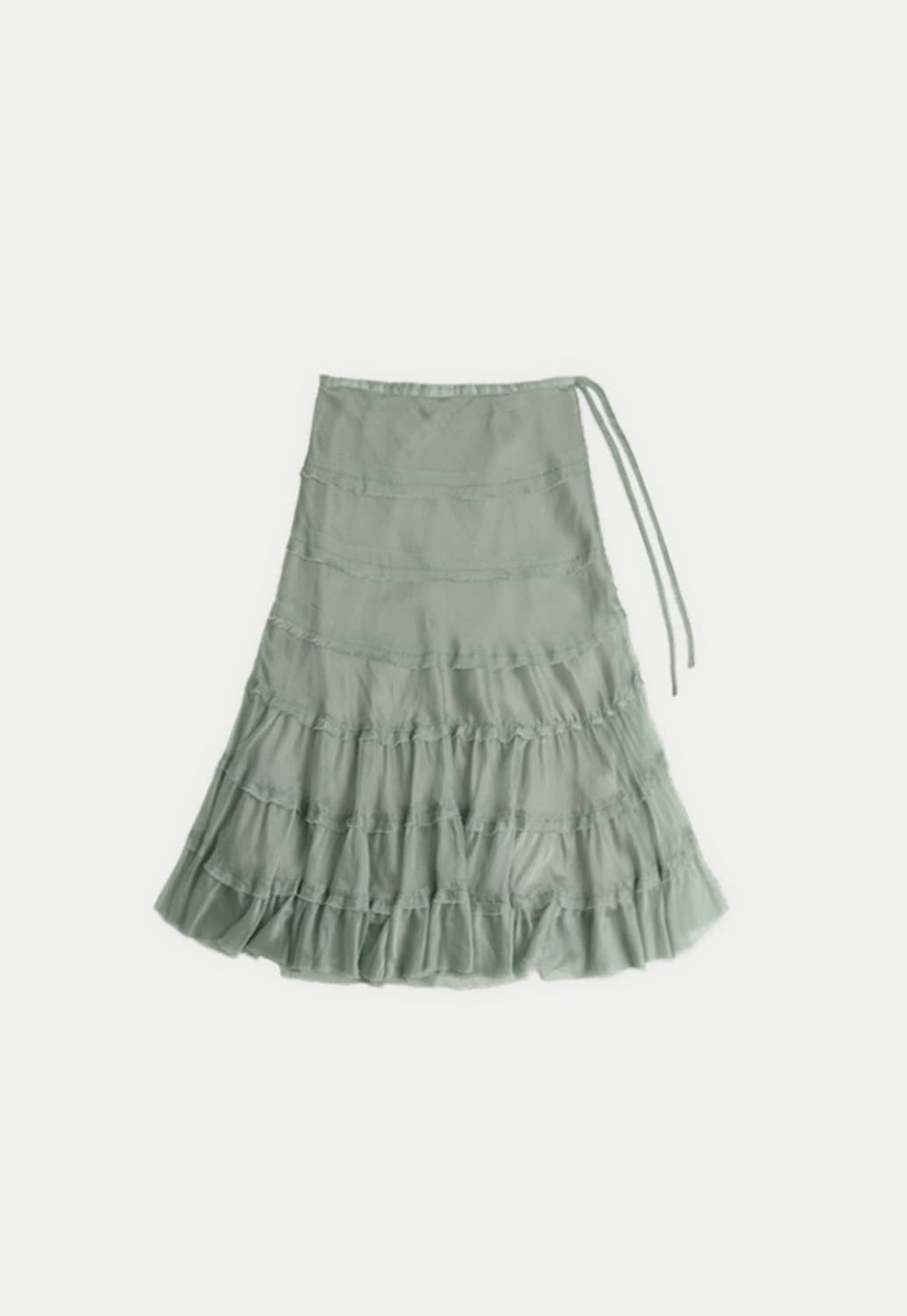 콜로신스 Nora Shimmering Skirt 스커트 치마 민트 상품이미지3