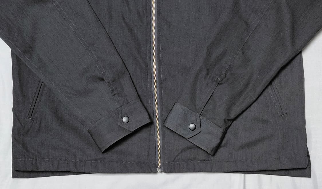 [M] 레이지블루(RAGEBLUE) 링지퍼 블루종 자켓 (차콜) 상품이미지4