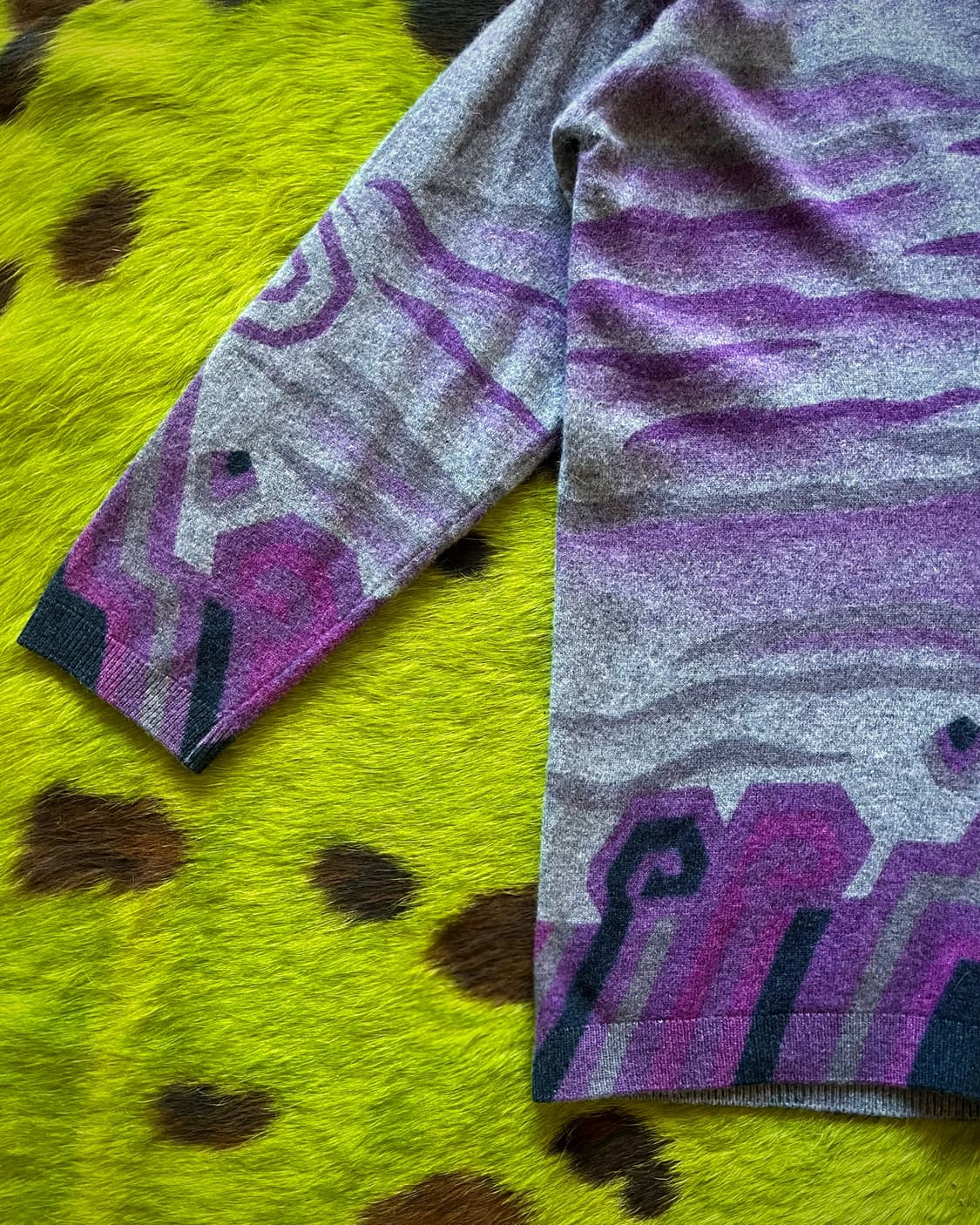 1990s KRIZIA Poi Itlay Angora Cardigan 상품이미지10