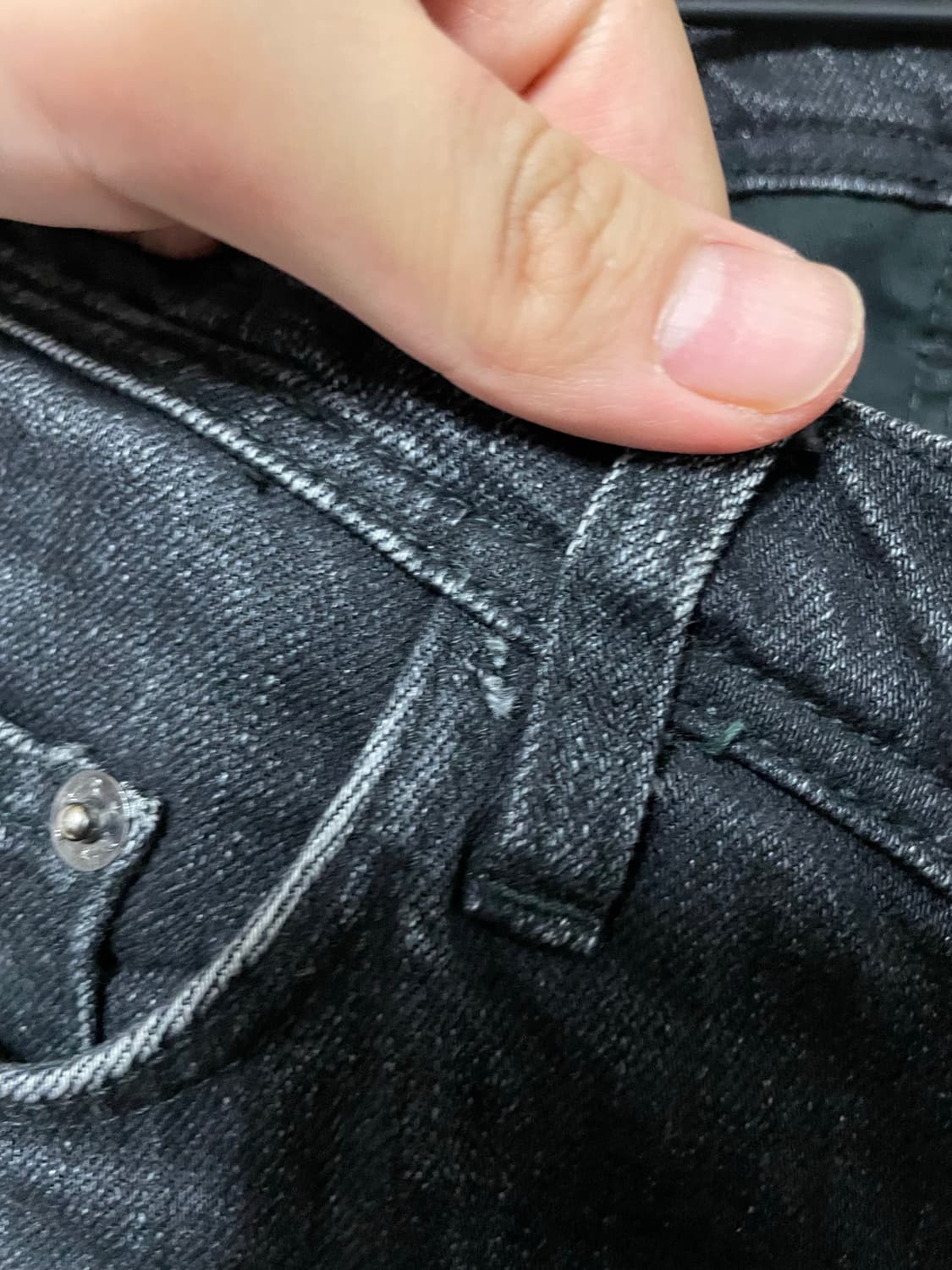 ERD 앙팡리쉬데프리메 블랙 데님 진 상품이미지5