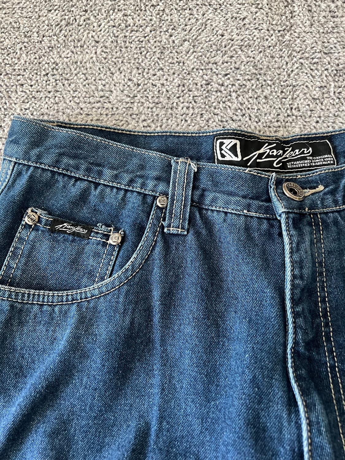 칼카니 빈티지 데님 팬츠 상품이미지9