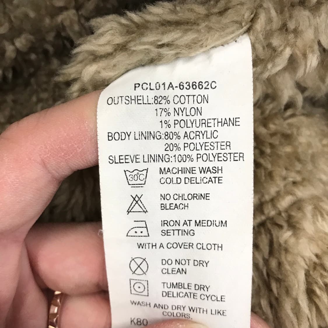 리바이스 양털 쉐르파 데님자켓 [105사이즈] 상품이미지6