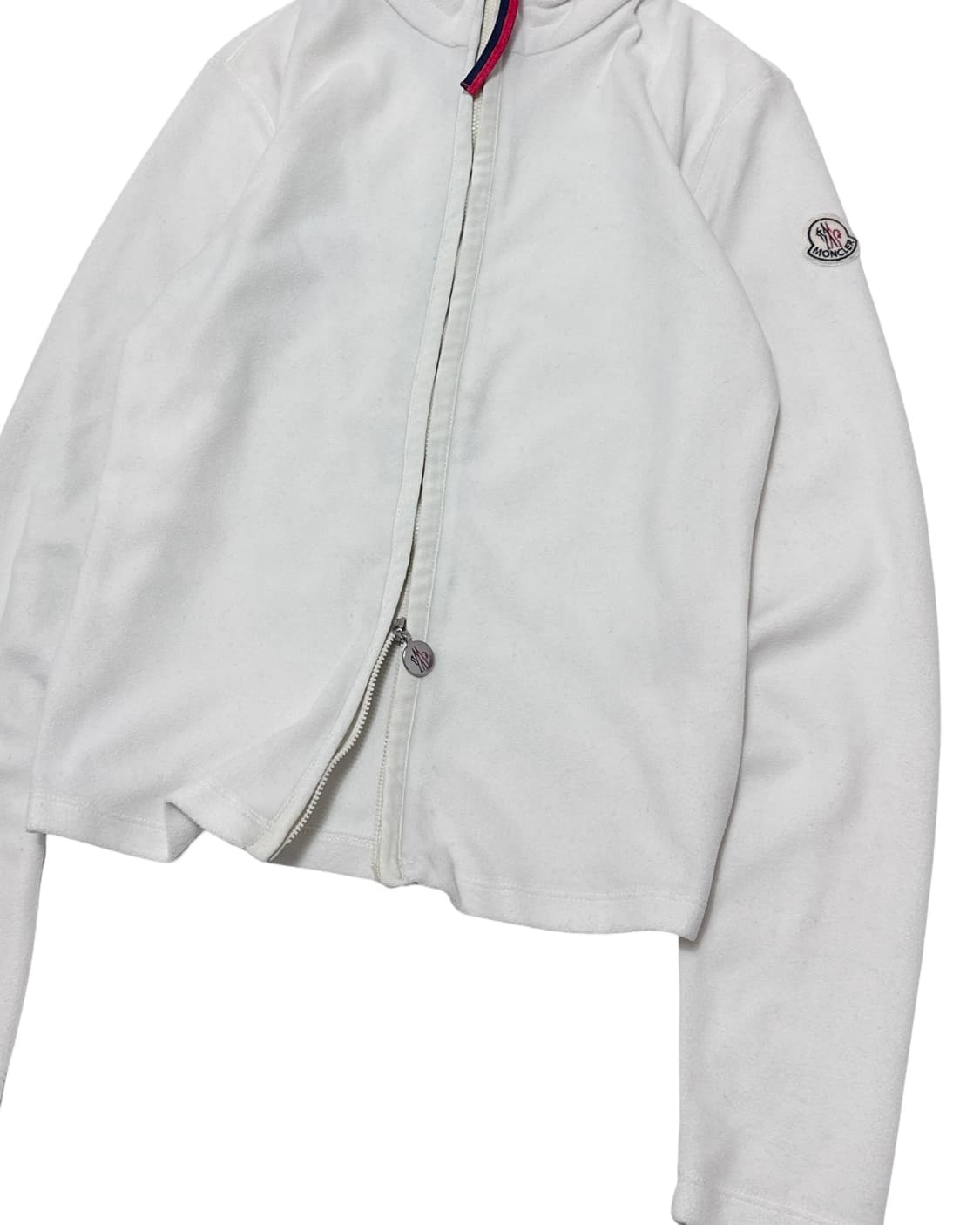 몽클레어 화이트 투웨이 플리스 자켓 상품이미지4