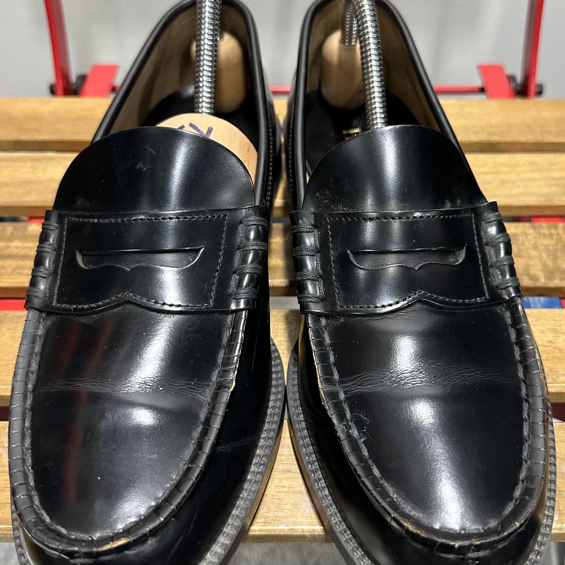 250) 하루타 로퍼 남성 남자 구두 906 블랙 패니로퍼 상품이미지3