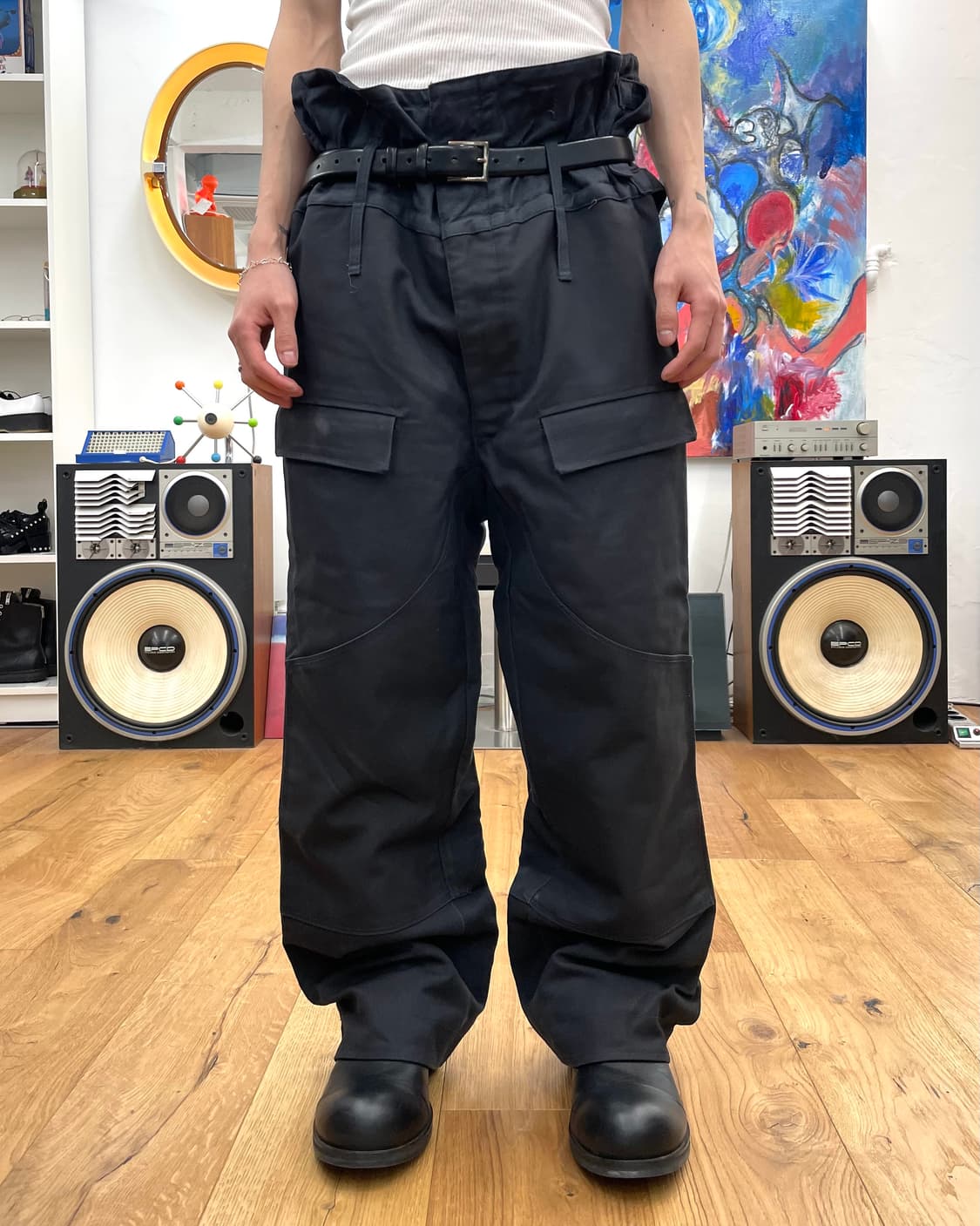 [48] 80s 소비에트군 빈티지 밀리터리 팬츠 상품이미지2