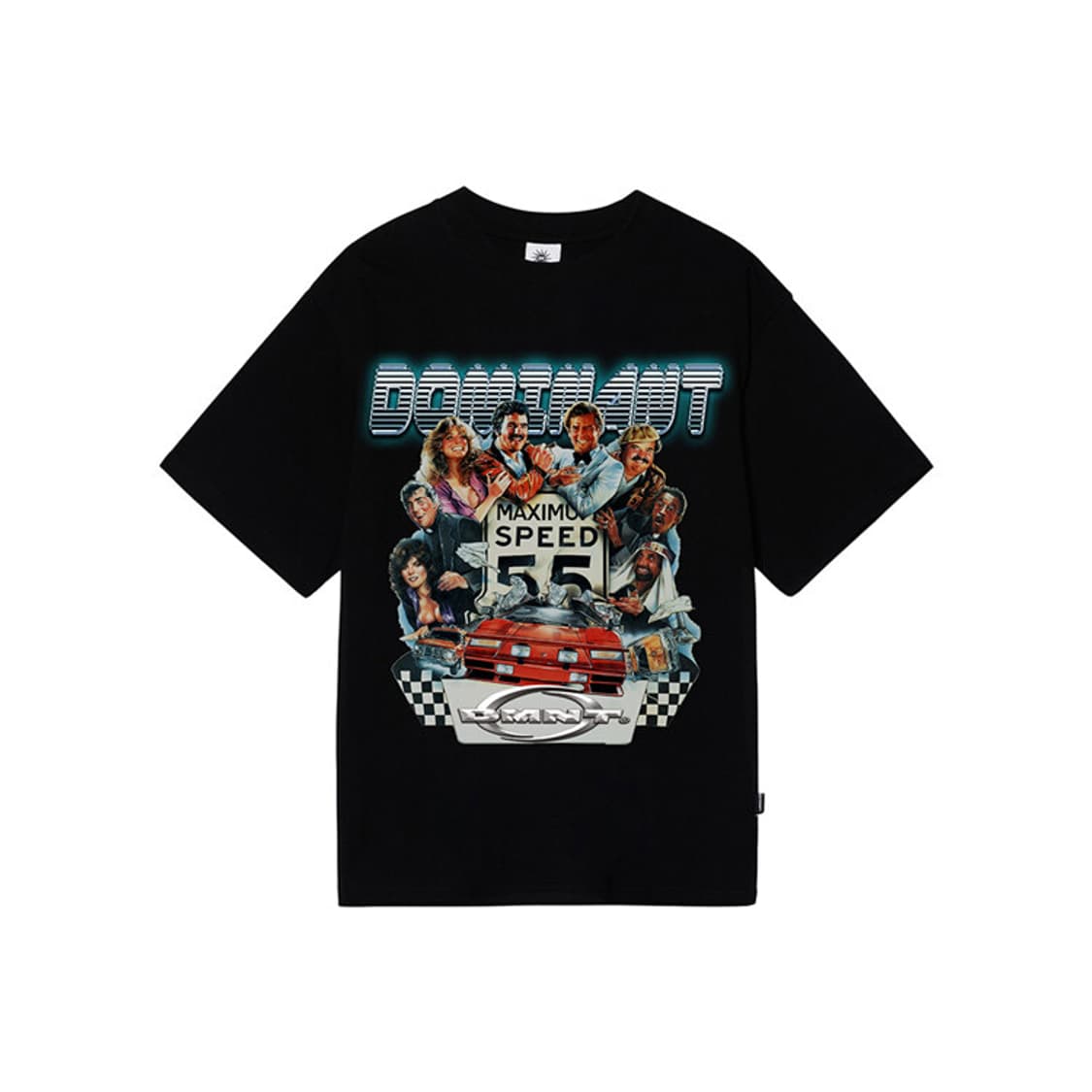 도미넌트 레이싱 반팔 티셔츠 블랙 XL 상품이미지1