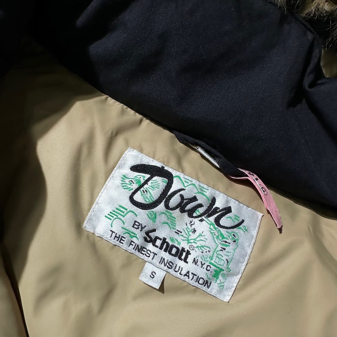 쇼트 덕다운 패딩 파카 블랙 상품이미지5