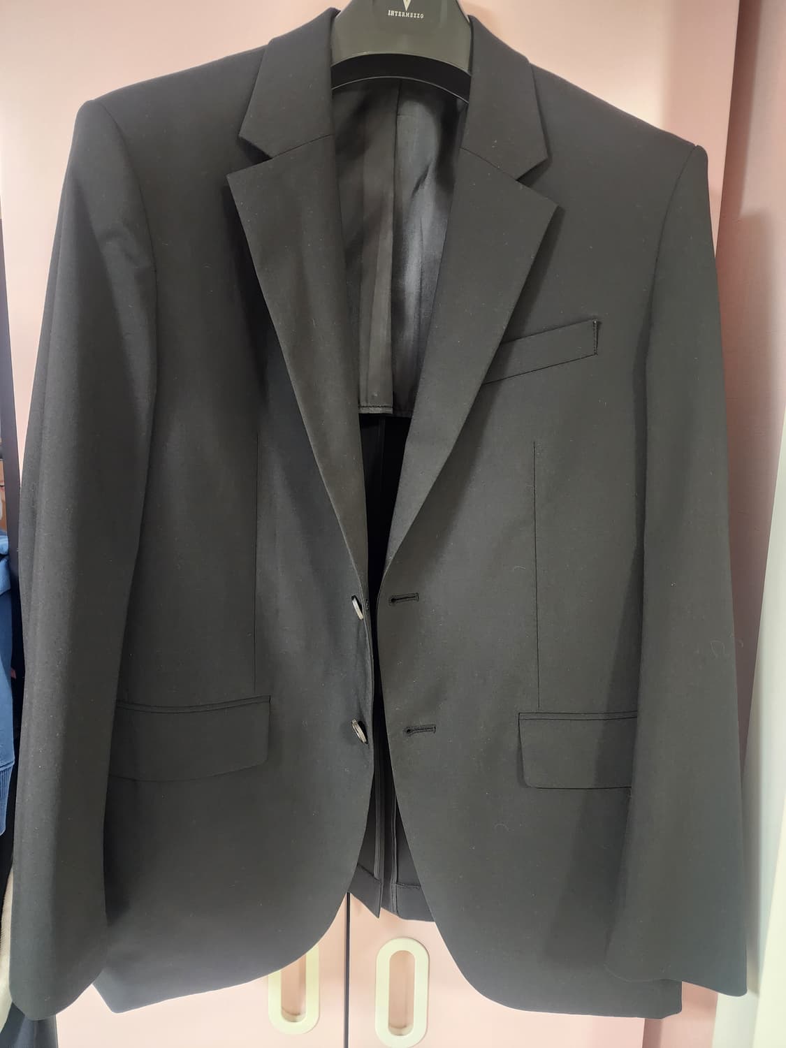 (거의 새상품)쿨탠다드 릴렉스드 베이식 블레이저 L(100~105) 블랙 상품이미지2