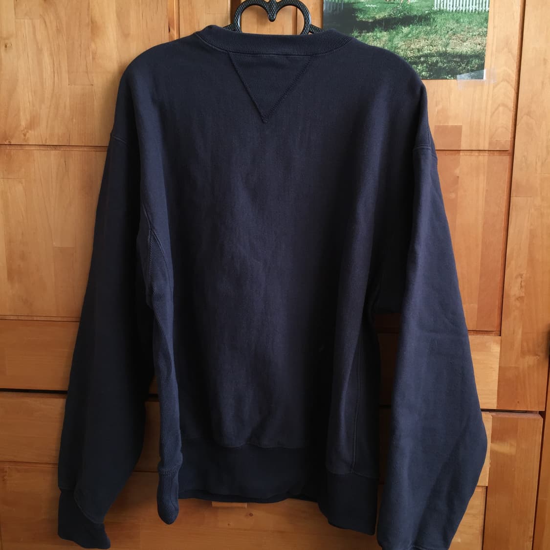 헤리티지플로스 CREST 221 REVERSE CREWNECK 차콜 상품이미지7