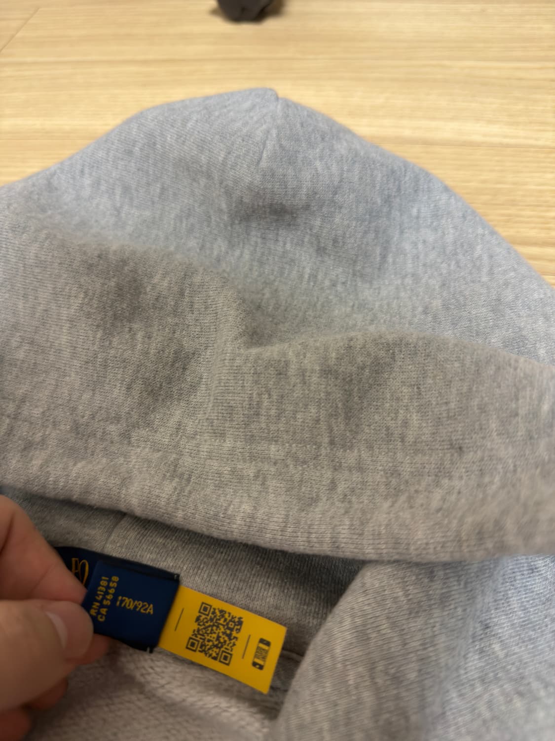 폴로 랄프로렌 그레이 후드티 상품이미지6