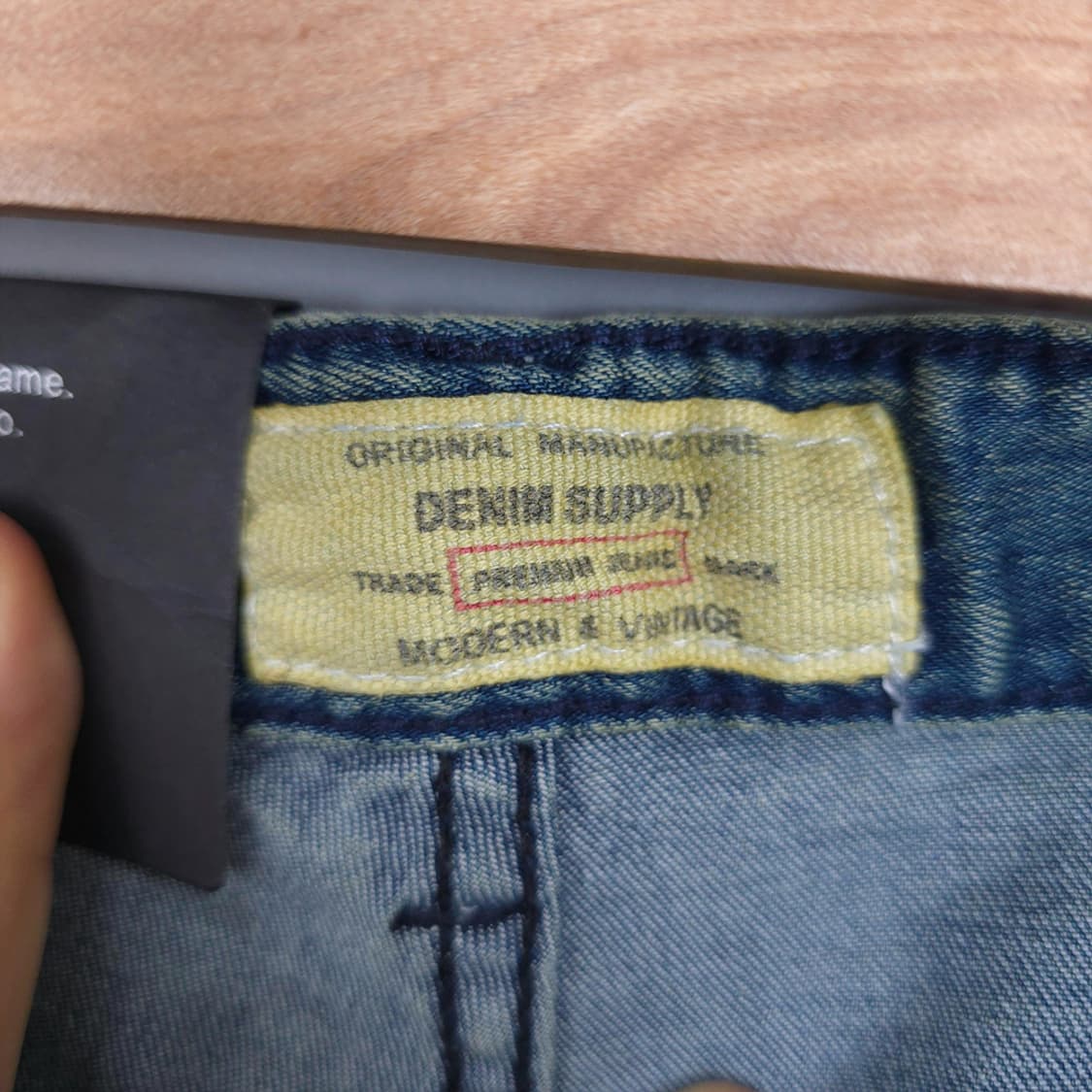 새제품)데님서플라이 DENIM SUPPLY 스트레이트 중청 데님팬츠 32 상품이미지7