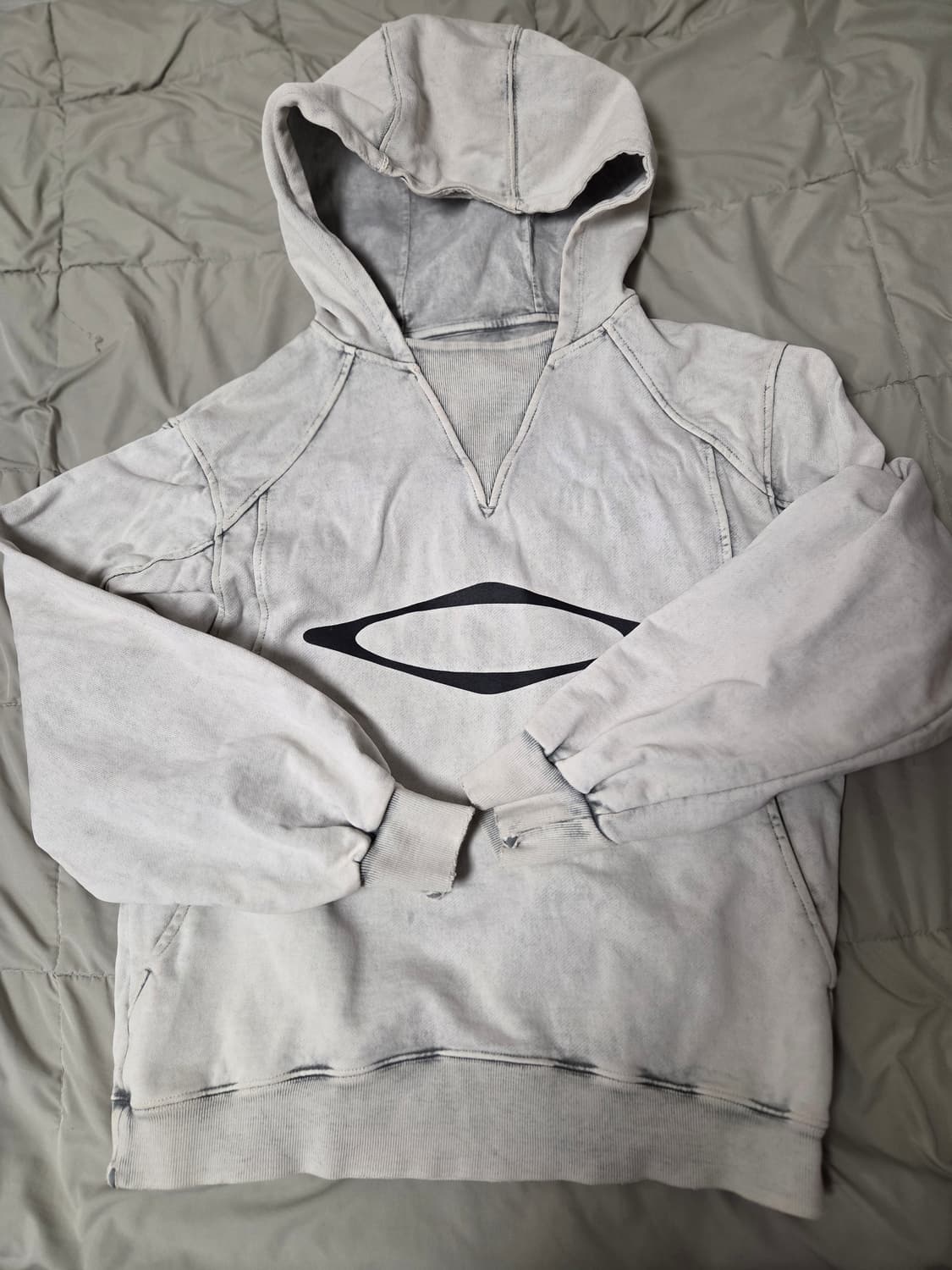 미스치프 블리치드 풀오버 후드 블리치드 카키m 상품이미지3