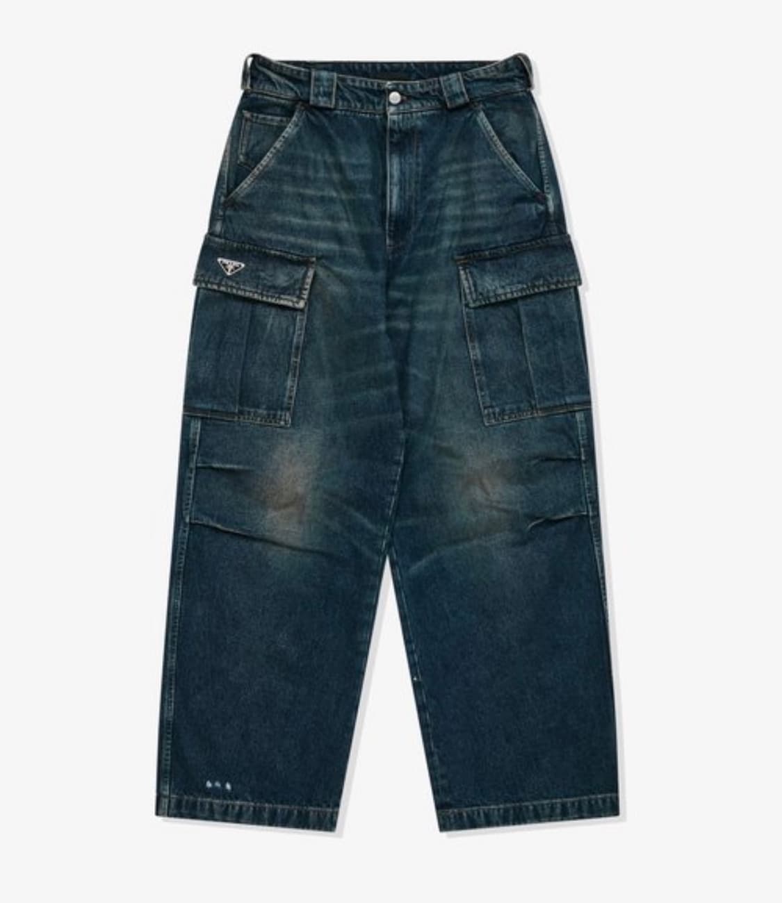 [국내 매장] 프라다 로고 데님 팬츠 (인보이스⭕️) 상품이미지2