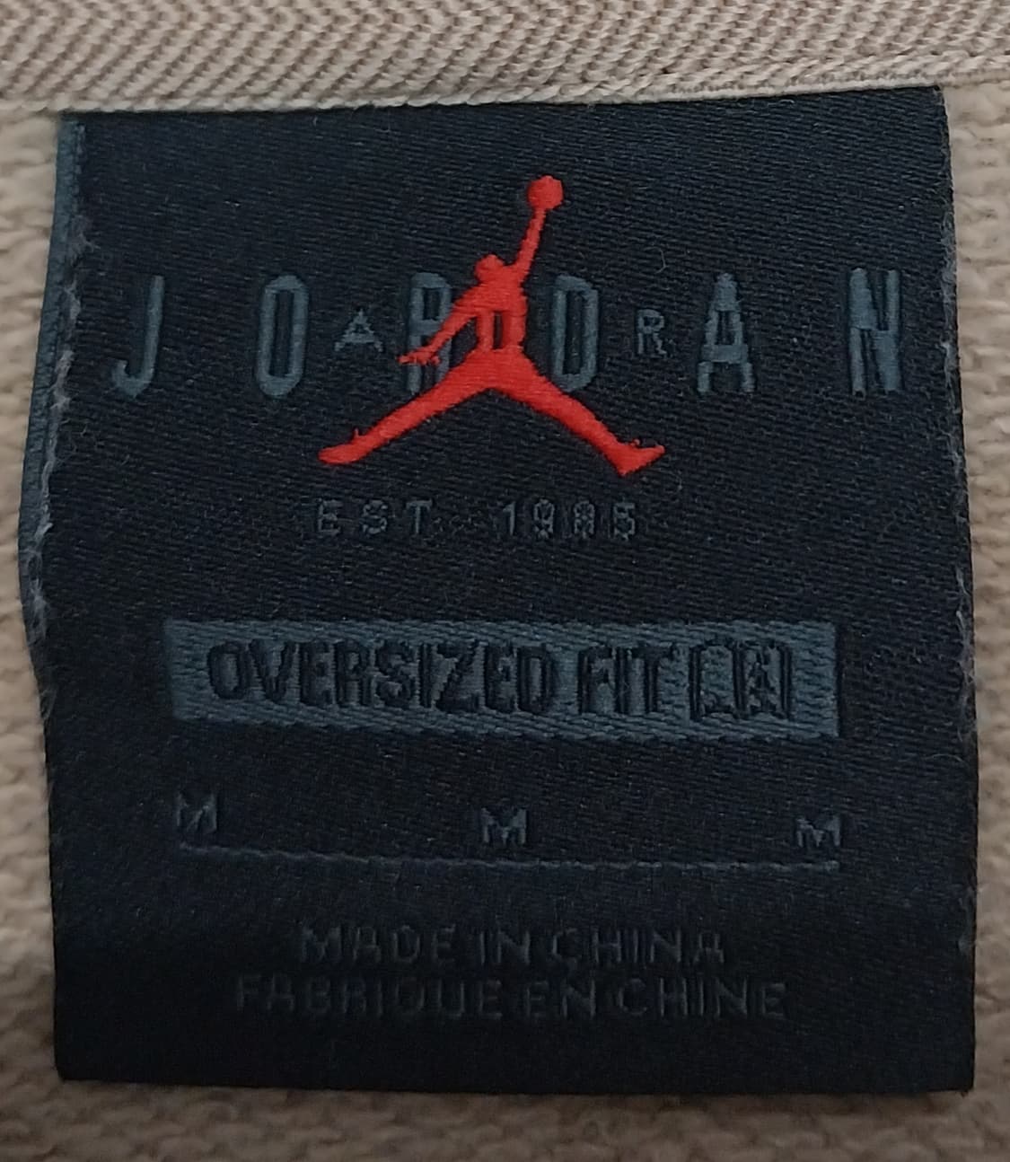 나이키 에어조던 워시드 후드티 베이지색 M 상품이미지3