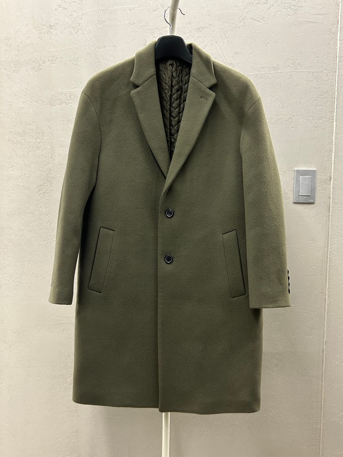 T.I FOR MAN 올리브 그린 남성 코트 상품이미지2