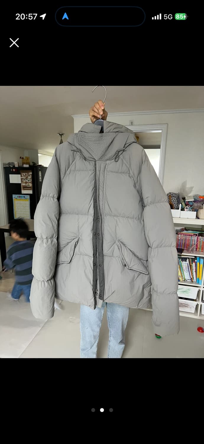 Ten C 텐씨 아틱 다운 파카 그레이 V2 상품이미지1