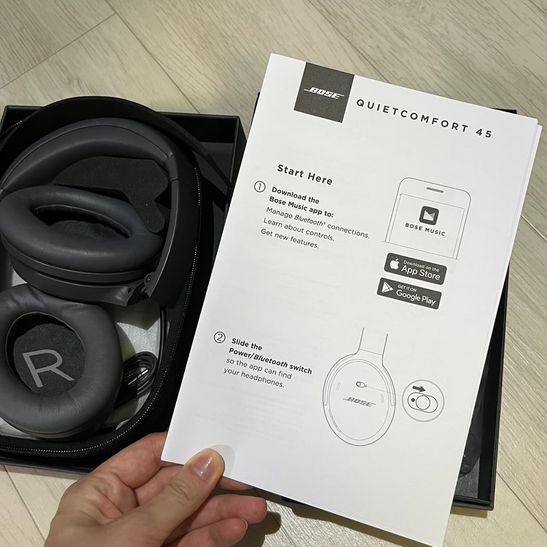 Bose 보스 QC45 헤드폰 상품이미지9