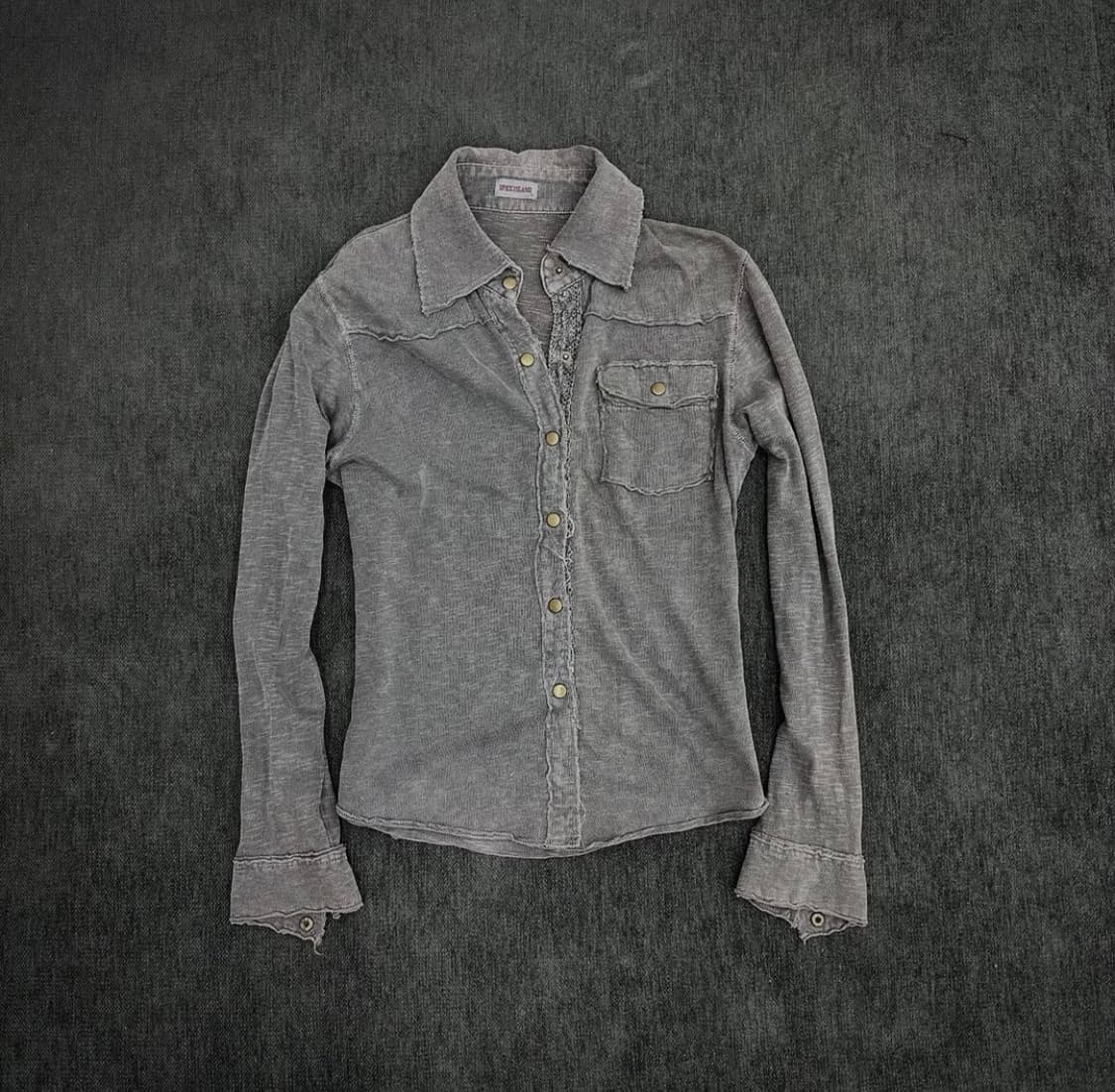 Ash washed grunge shirts  상품이미지3