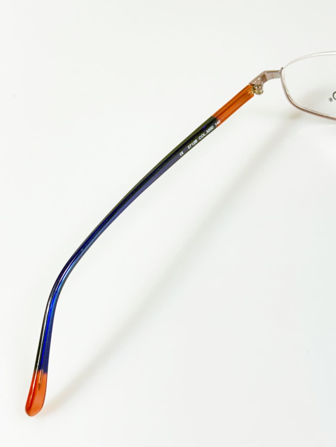 90s KALEIDO 스퀘어 하프 언더림 빈티지 안경 상품이미지7