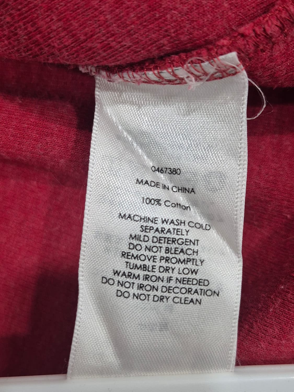 폴로랄프로렌 레드 하프 집업 코튼  맨투맨 남성 M사이즈 상품이미지6