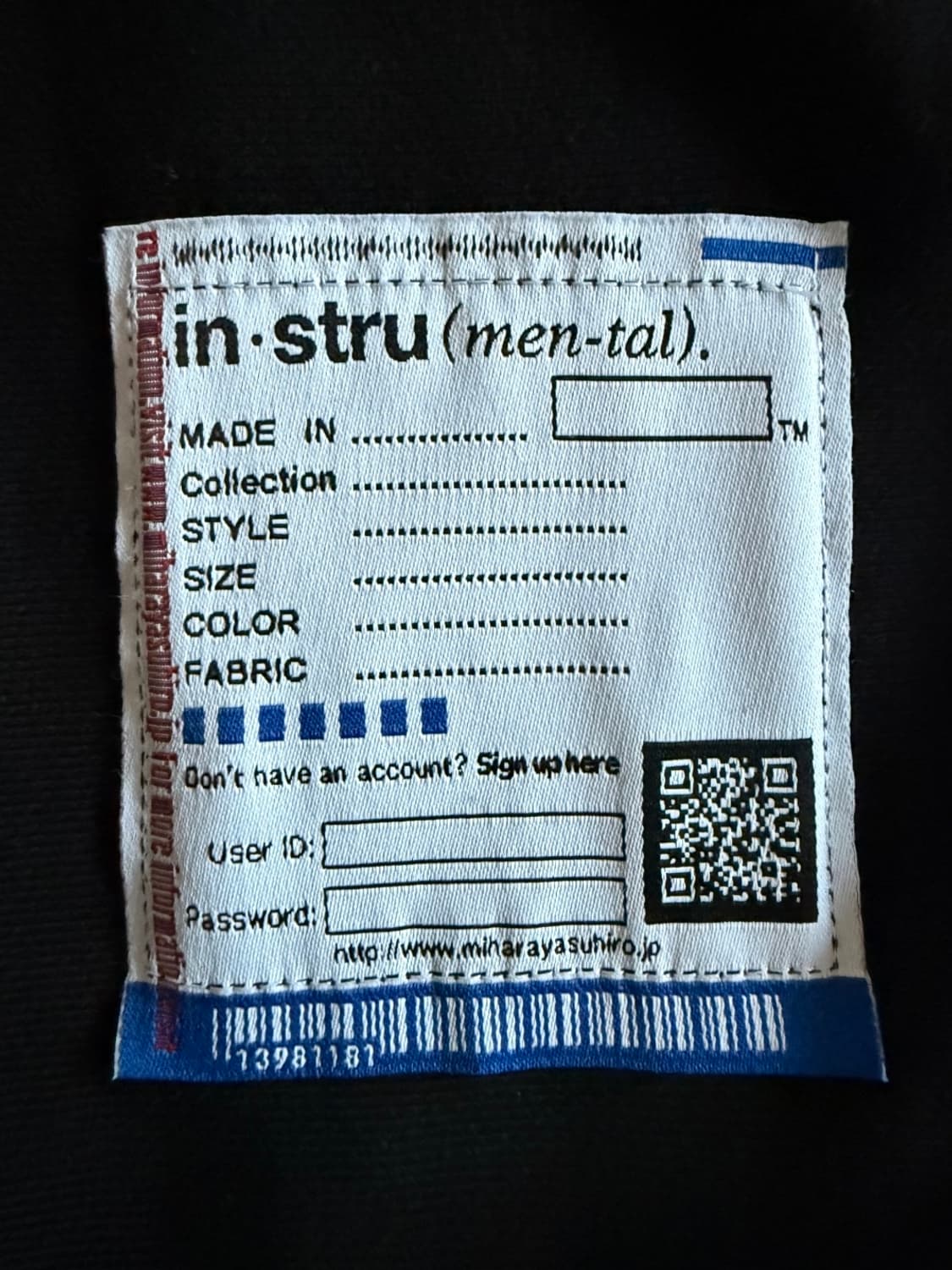 미하라야스히로 프렌치 테리 풀오버 스웨트셔츠 (인스투루멘트) 상품이미지4