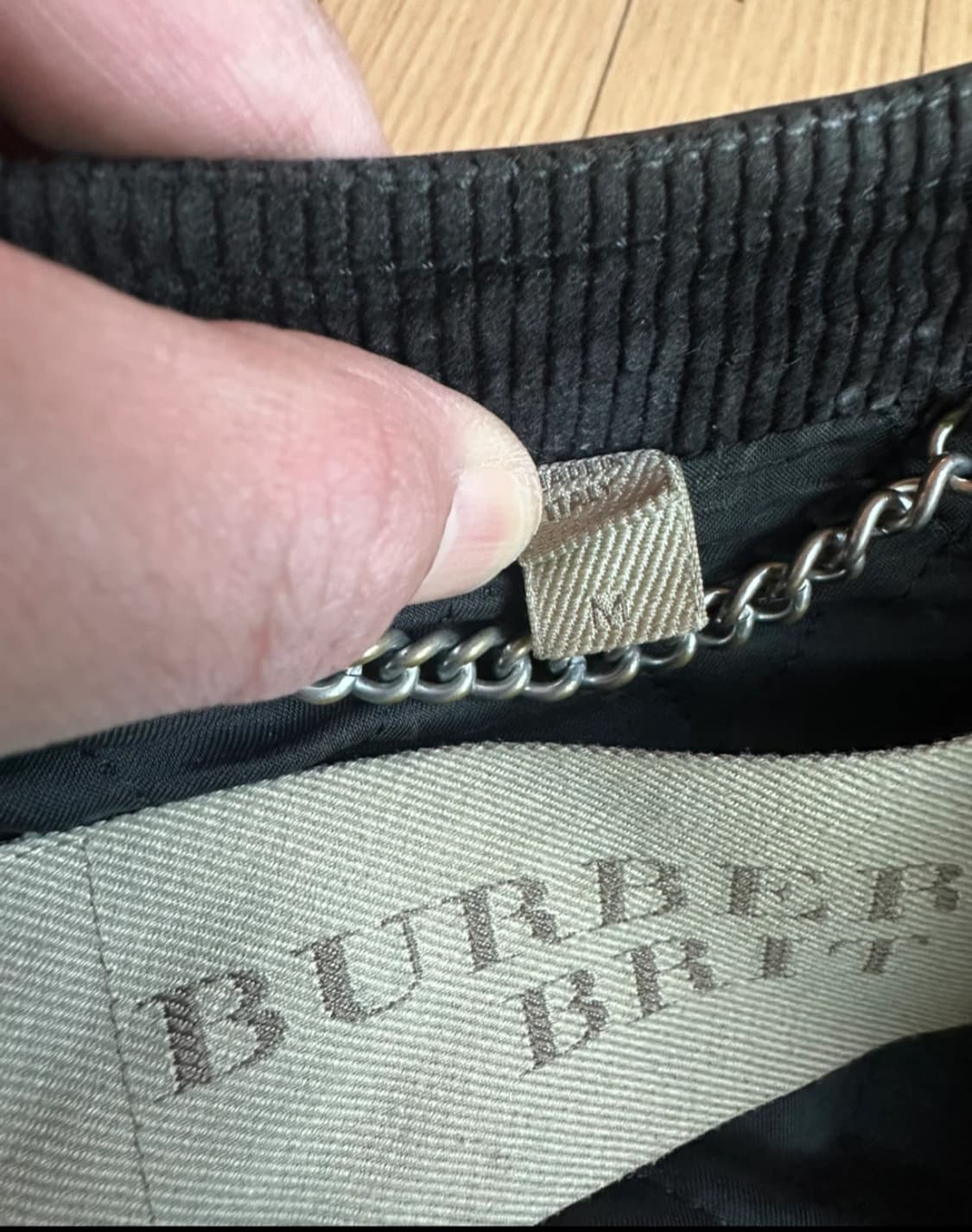 버버리 브릿 레더 라이더자켓 M 상품이미지3