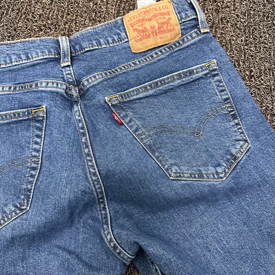리바이스 511 진청 데님 청바지 팬츠 34인치 상품이미지6