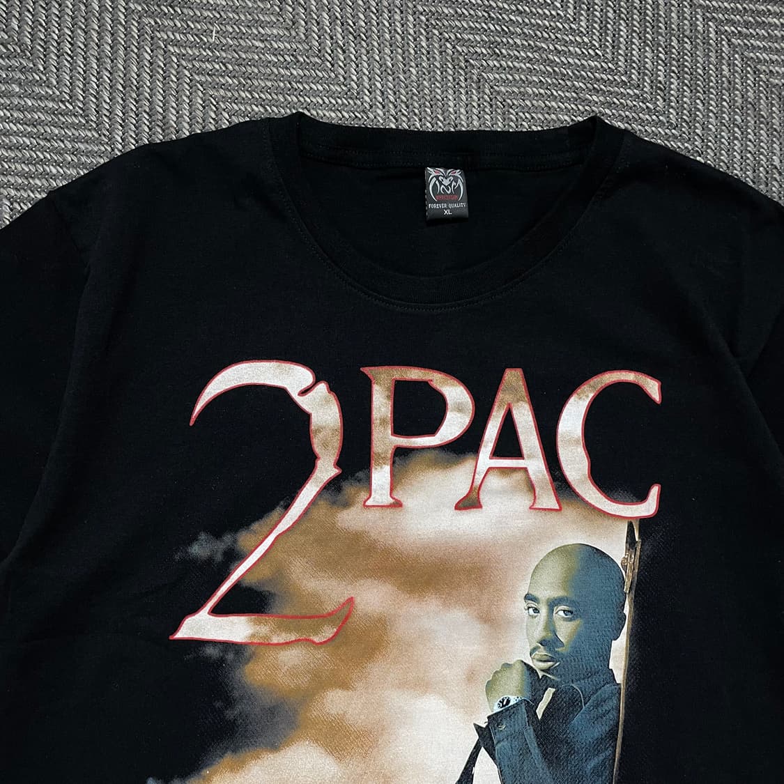 빈티지 투팍 힙합 프린팅 티셔츠o 4942 상품이미지3