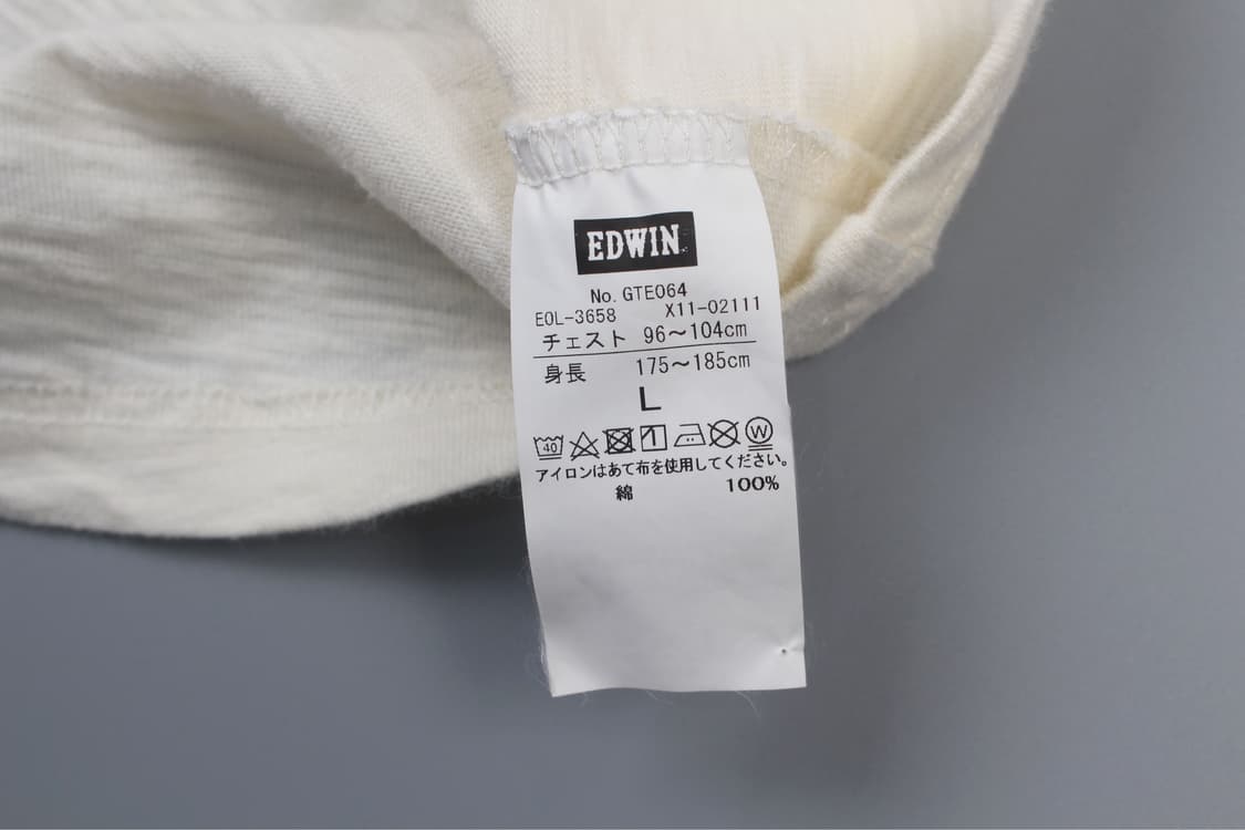 EDWIN Slub Cotton Graphic T-Shirt 상품이미지6