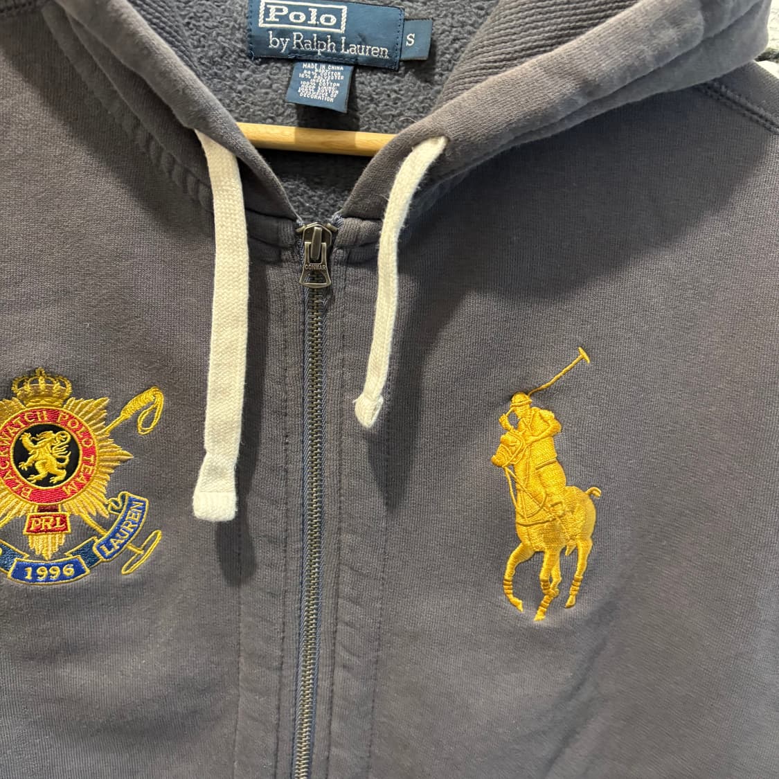 폴로 빈티지 골드포니 후드집업 상품이미지2