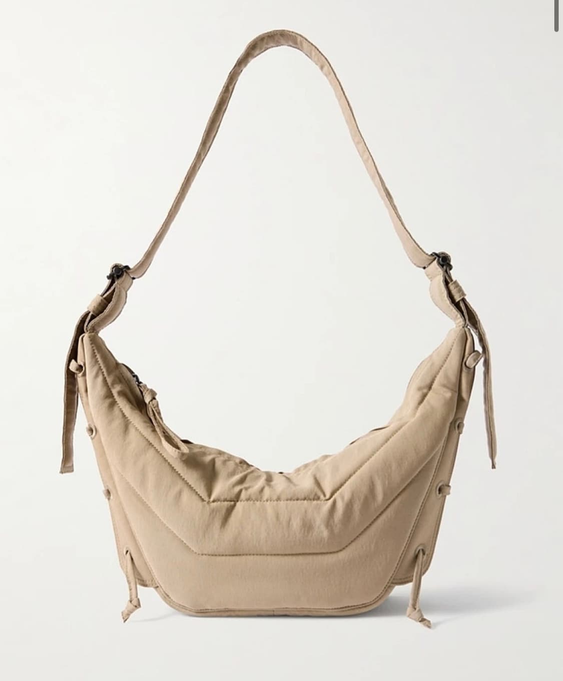 르메르 소프트 게임백 스몰 베이지 LEMAIRE SOFT GAME BAG 상품이미지1