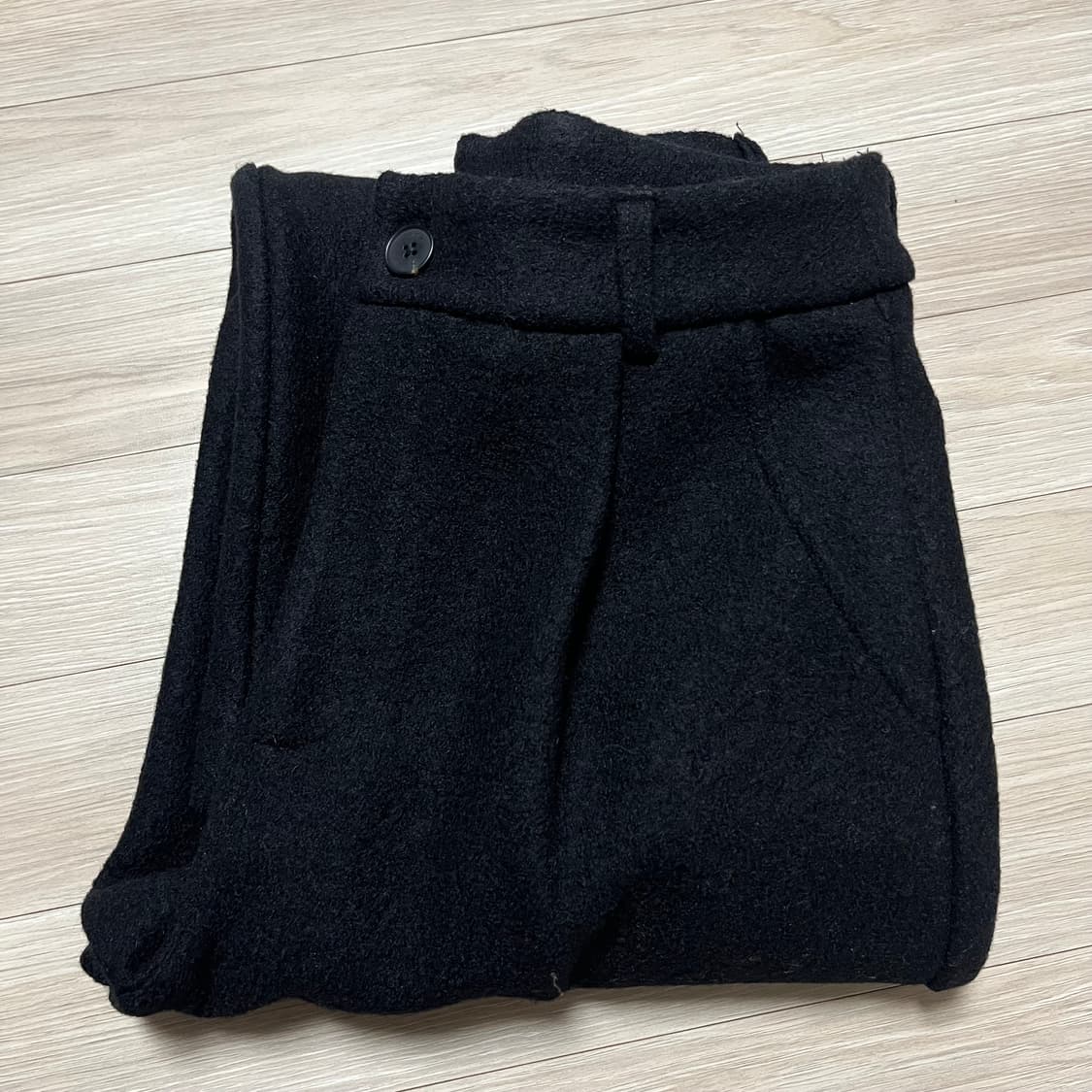 [M] 제너럴아이디어 울 100 원 턱 필링 슬랙스 상품이미지7