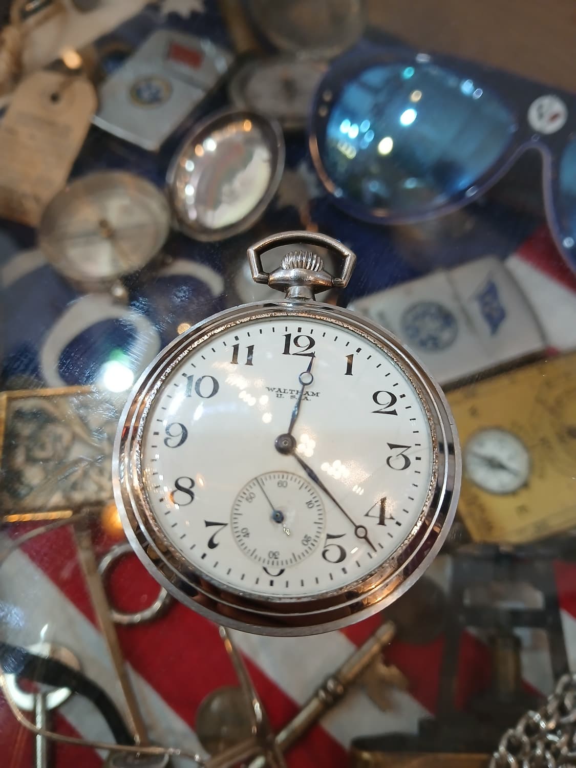 미국 빈티지 월섬  (WALTHAM U.S.A )기계식 회중시계 상품이미지1