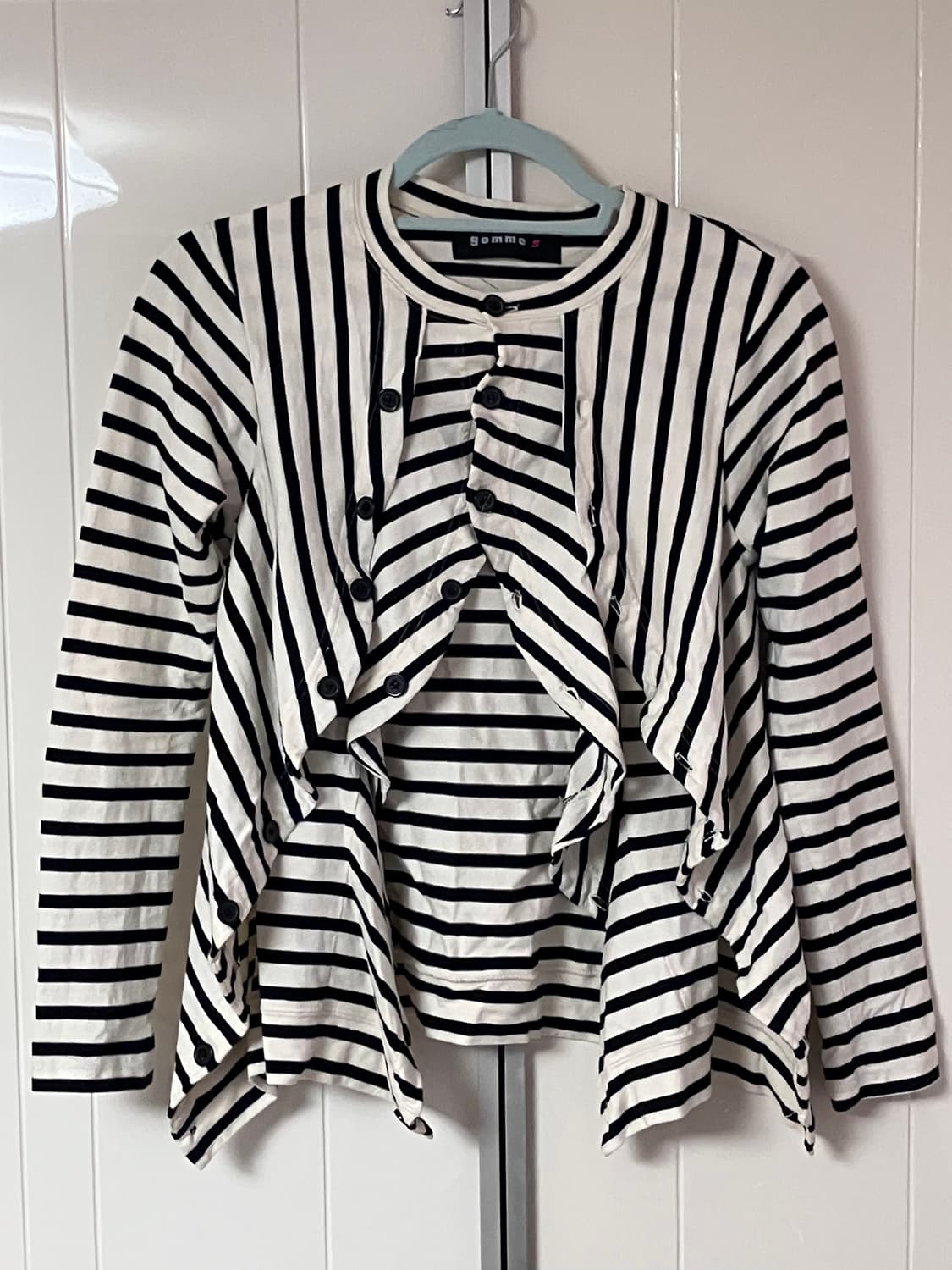 Gomme(고무) 스트라이프 가디건 상품이미지2