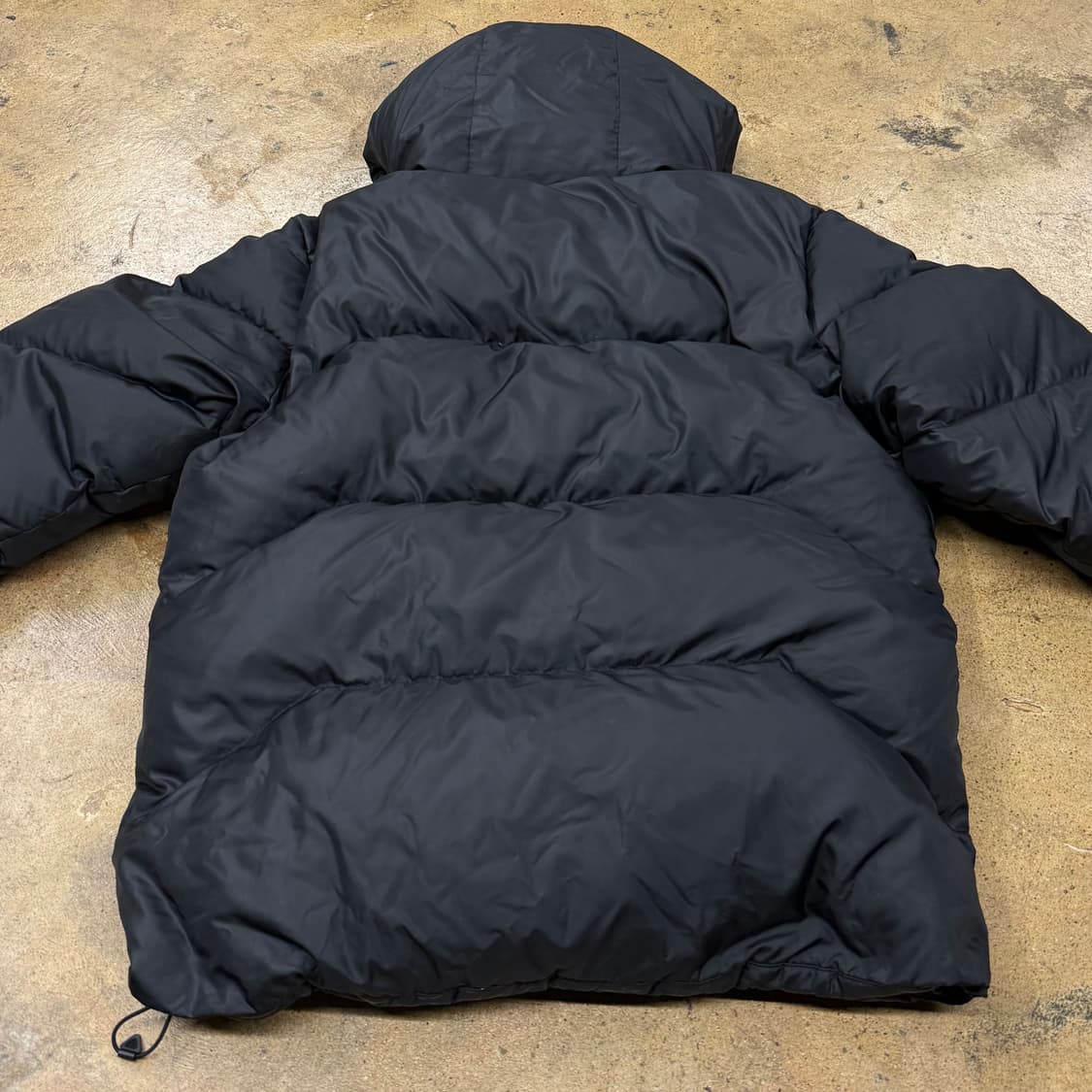 [정품/S] 스파이더 블랙 후드 패딩 점퍼 b10 상품이미지4