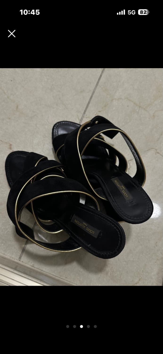 루이비통 블랙 샌들힐 37.5 (245) 상품이미지3