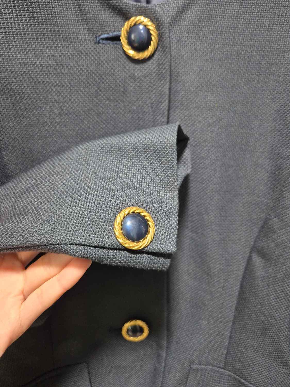 (세일)JPN VTG 금장 버튼 자켓 상품이미지5