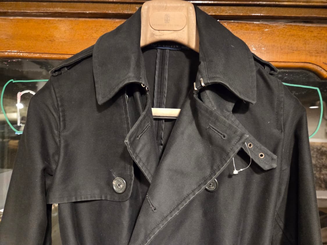 00'S 폴로랄프로렌 몰스킨 트렌치코트 상품이미지2