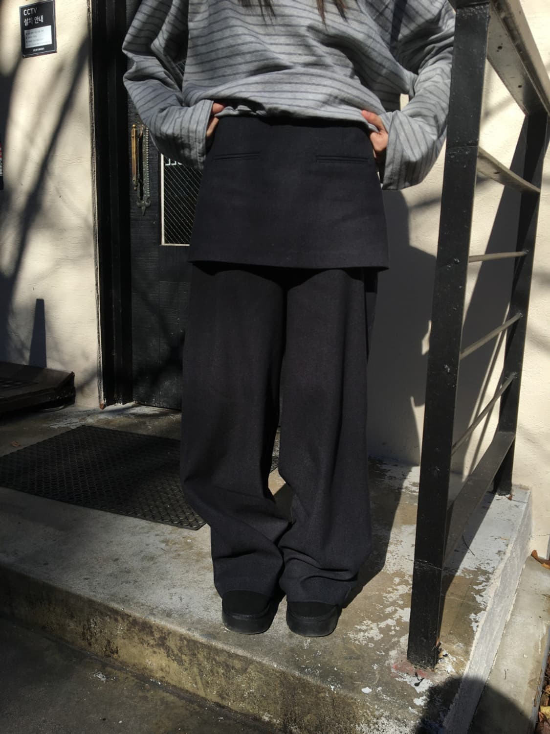 미닝아웃 자체제작 레이어 스커트 팬츠 상품이미지5