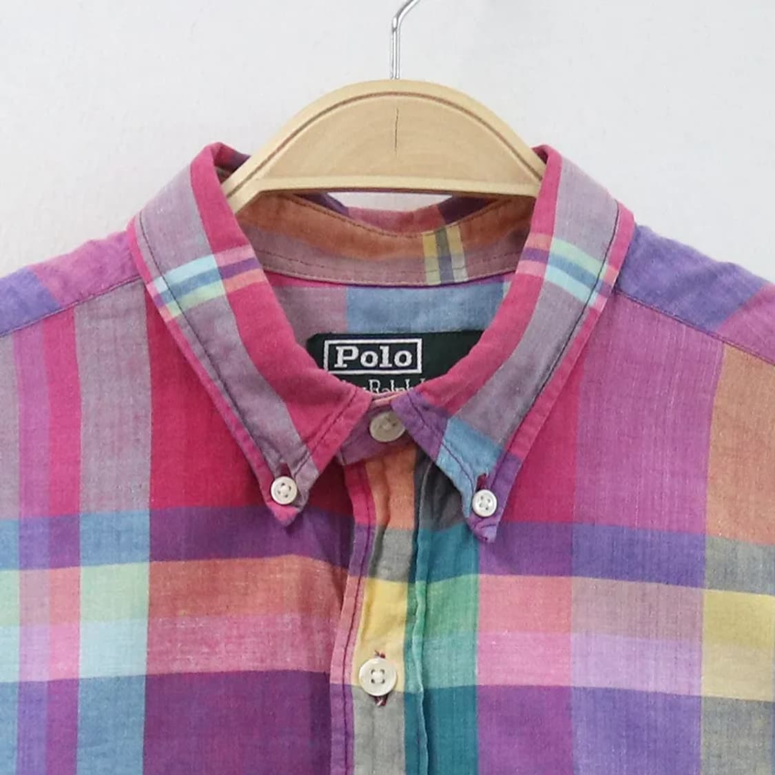 폴로 랄프로렌 체크 반팔 셔츠 66491 상품이미지3